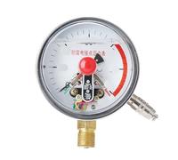 Manometro a contatto elettrico antiurto YNXC-100 con filettatura M20*1,5 mm.(-0.1-0.5MPa)