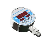 Manometro a contatto elettrico con sensore di pressione dell'acqua e dell'olio, uscita NO NC 24 V CC, controllo del limite superiore e inferiore(M16-1.5,0-1bar)