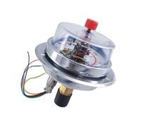 Manometro a contatto elettrico sismico sul bordo della cintura assiale YNXC-100ZT Assistenza magnetica 1.6MPA, controllo limite superiore e inferiore 0-60MPA Facile installazione(0-4MPA)