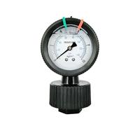 Manometro a membrana interamente in plastica YNPP-60 for il trattamento 'acqua, filettatura interna da 1/2", 4"(0-2KG)