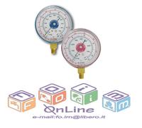 MANOMETRO A SECCO DI BASSA E ALTA PRESSIONE PER GAS R410A-TR422(R22)-R407C