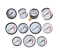 Manometro a Secco yi 1 pz Y40/Y50 Manometro 0-180 PSI Misuratore di Pressione for liquidi e Carburante for Acqua Misuratore di Pressione Monitoraggio preciso della Pressione for compressore d'Aria(C)