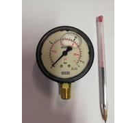 Manometro Alla Glicerina 0/16 D. 63 Abs 1/4"gas Filetto WIKA botti da diserbo