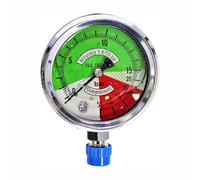 MANOMETRO ALLA GLICERINA ISOMETRICO ATTACCO RADIALE CASSA IN ACCIAIO INOX Ø 63