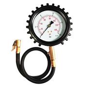 Manometro Analogico Da 4 Pollici 87 PSI 140 PSI 200PSI Manometro Analogico Con Clip Su Misuratore For Pneumatici Da Corsa Con Mandrino Ad Aria Facile Da Usare(0-144 PSI (10 Bar))