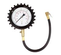 Manometro Analogico Da 4 Pollici 87 PSI 140 PSI 200PSI Manometro Analogico Con Clip Su Misuratore For Pneumatici Da Corsa Con Mandrino Ad Aria Facile Da Usare(0-87I PSI (6 Bar))