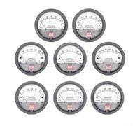 Manometro analogico differenziale con puntatore e struttura in alluminio per una misurazione affidabile della pressione dell'aria (0-500pa)