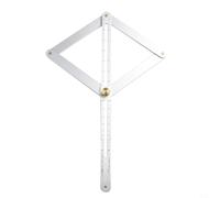 Manometro angolare multi-cattura in acciaio inox, 17 cm | Design antiscivolo con presa salda, resistente alla ruggine, finitura opaca, misurazioni ripetute, modello per risparmiare