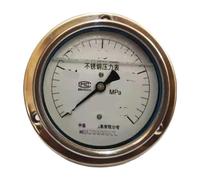 Manometro anteriore assiale in acciaio inossidabile resistente agli urti Y-100BF/ZT senza riempimento d'olio(0-4mpa)