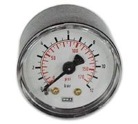 Manometro Attacco posteriore per compressori Walmec Art.61301 filettatura 1/8