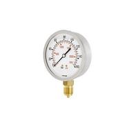 MANOMETRO ATTACCO RADIALE DM 50 1/4" 16 bar Sfere Autoclave