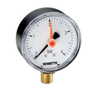 Manometro attacco radiale Watts DN 63 0-10 bar per riscaldamento PZFEA3210BB15