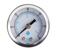 Manometro bassa pressione montaggio posteriore 1/8" filettatura manometro manometro infrangibile for carburante aria olio acqua M4YD