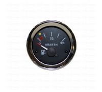 MANOMETRO BENZINA D52 MM FONDO NERO ABARTH E PROFILO CROMATO PER 500 F-L-R E 126