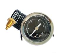 Manometro capillare per caldaia a vapore per macchina da caffè, 16 bar, filettatura interna G1/8, lunghezza 600 mm, compatibile con montalatte e macchine ad acqua (20BAR PT1/8)