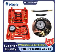 Manometro carburante Hikity, tester di pressione della pompa dell'iniettore di carburante0-140PSI Manometro del tester della pressione della pompa di iniezione dell'iniettore di carburante