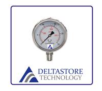 MANOMETRO CON GLICERINA - ATTACCO RADIALE - SCALA A SCELTA - DELTASTORE