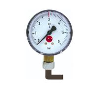 Manometro con gomito a 90° per regolatore di pressione intermedio Batteria