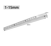 Manometro conico 0 24 mm 0 51 mm calibro a cuneo per saldatura per misure accura