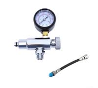 Manometro da 300 psi, strumento di regolazione attrezzato per regolatore ARA secondo stadio e collegamento tubo di gonfiaggio ad alta pressione (display+tubo)