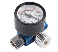 Manometro del Regolatore di Pressione dell'aria 1/4 di Pollice per Pistola a Spruzzo, Gamma Regolabile 0-10BAR (0-150PSI)