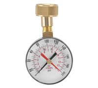 Manometro Dell'acqua da 0 a 200 Psi Manometro Meccanico Manometro Universale per Pressione Dell'acqua con Filettatura Femmina 3/4