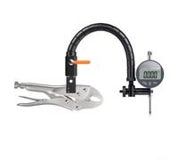 Manometro di precisione per la planarità del disco del freno da 0,01 mm, con base magnetica, braccio flessibile da 34,8 cm e morsetto a presa stretta per la misurazione del runout del rotore