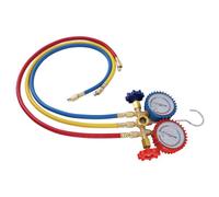 Manometro Diagnostico AC R22 R12 R404 R134 Set di Manometri AC Anti-shock a Doppia Testa