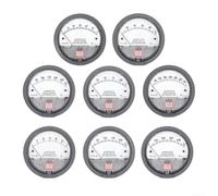 Manometro differenziale con puntatore e opzioni di montaggio flessibili per una misurazione affidabile della pressione dell'aria e del gas in ambienti industriali (0-750pa)