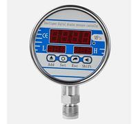 Manometro digitale 0-60 MPa, manometro idraulico contatto elettronico con quadrante 100 mm, pressione 200 bar e 400, NPT1-4 assiale NPT1-2, 1 pezzo (NPT1-4 Axial,0-30Mpa)