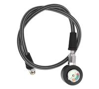 Manometro Digitale 38mm Tubo Manometro per Immersioni Subacquee con Tubo ad Alta Pressione, 0 a 300 Bar Manometri Sommergibili per Regolatore BCD(65cm)