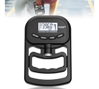 Manometro digitale, 396lb/180 kg, nero, dinamometro Grip Strength Trainer con cavo di ricarica USB, Grip Strength Trainer elettronico, misura grande schermo LED