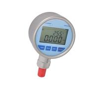 Manometro digitale in acciaio inossidabile, manometro idraulico di precisione industriale for olio aria acqua(0-1.6Mpa)