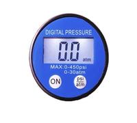 Manometro digitale LCD da 40 mm 450 psi/30 atm Mini manometro alimentazione a batteria da 3 V con USB RS232(Blauw)