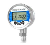 Manometro Digitale LCD, manometri for liquidi, manometri Idraulici con precisione -0,1-100MPA G1/4 NPT1/4 0,5% (Color : G1-2 Axial, Size : 0-10Mpa)