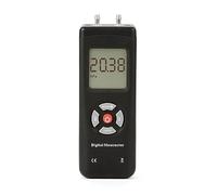 Manometro digitale Misuratore di pressione 'aria Manometri portatili differenziale tipo U portatile Calibrazione Accurata(Black)