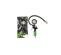 Manometro digitale per pneumatici con riempimento dell'olio, intervallo di | Ugello d'aria in rame e valvola di sfiato, tubo in gomma robusto da 370 mm, per auto, camion, moto, verde e nero