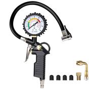 Manometro Digitale Pressione, 220 PSI Alta Precisione Manometri per Pneumatici,