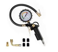 Manometro Digitale Pressione 220PSI 0-15 bar con Strumento per Nucleo Valvola, Pistola Digitale per Pneumatici
