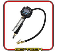 MANOMETRO DIGITALE PRESSIONE GOMME PISTOLA GONFIAGGIO PNEUMATICI DISPLAY LCD