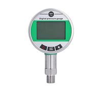 Manometro Digitale Pressione Idraulica Acciaio Inossidabile 0-4 Bar, Montaggio Inferiore, 4.5V, Alta Accuratezza - Compensazione Temperatura, Display Dinamico, Per Acqua Gas e Altri Fluidi