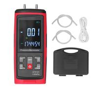 Manometro digitale Tester di pressione del gas aria ad alta precisione con retroilluminazione LCD per industria chimica Metallurgia Energia elettrica Materiale ABS Gamma 50KPa