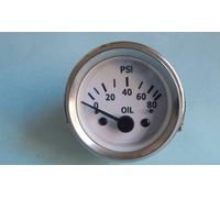 Manometro elettrico pressione olio 2" / 52 mm - Alloggiamento cromato