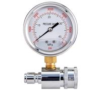 Manometro for idropulitrice, 6000 PSI, attacco rapido da 3/8 pollici, manometro for idropulitrice