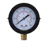 Manometro for piscina 2 "Dial Clean Filter Utility Manometro for acqua 60psi con impostabile for custodia e montaggio inferiore da 1/4"