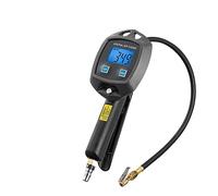 Manometro for pneumatici Display digitale Monitoraggio ad alta precisione Pistola for gonfiaggio Manometro for pneumatici for auto con tubo di gonfiaggio universale Facile Da Usare