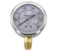 Manometro idraulico a 14 pollici NPT 0 35000 Psi per prove di pressione affidabili in varie applicazioni