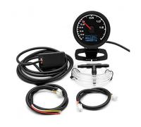 Manometro, Indicatore Boost Temperatura Acqua Display LCD A 7 Colori 62 Mm(Turbo)