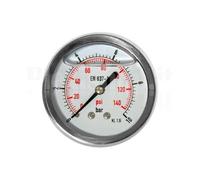 Manometro Inox 63mm 0/16 BAR G1/4" Autoport. Post. Glicerina