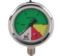 Manometro isometrico alla glicerina con cassa in acciaio Ø 63 mm